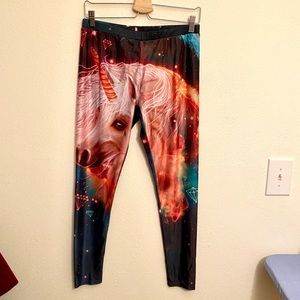 Galaxy Unicorn Spandex Leggings
